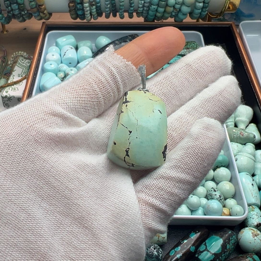 未镶嵌绿松石无事牌