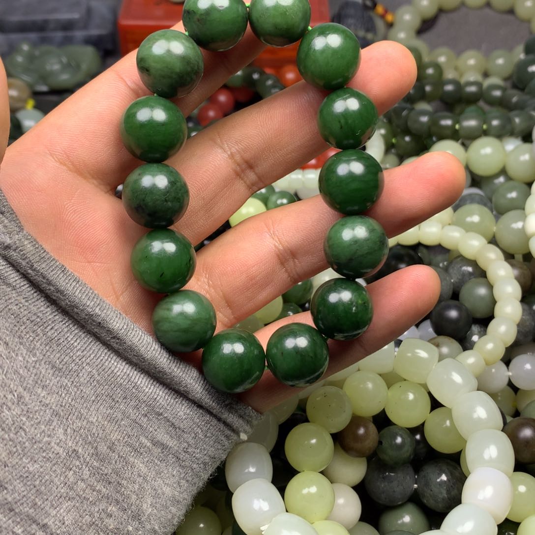 和田玉手链未镶嵌