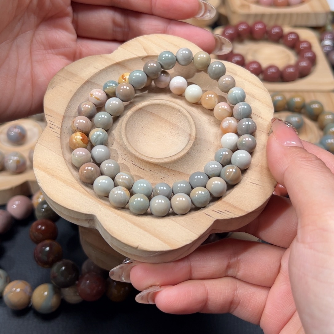 s***a石英质玉未镶嵌手链144