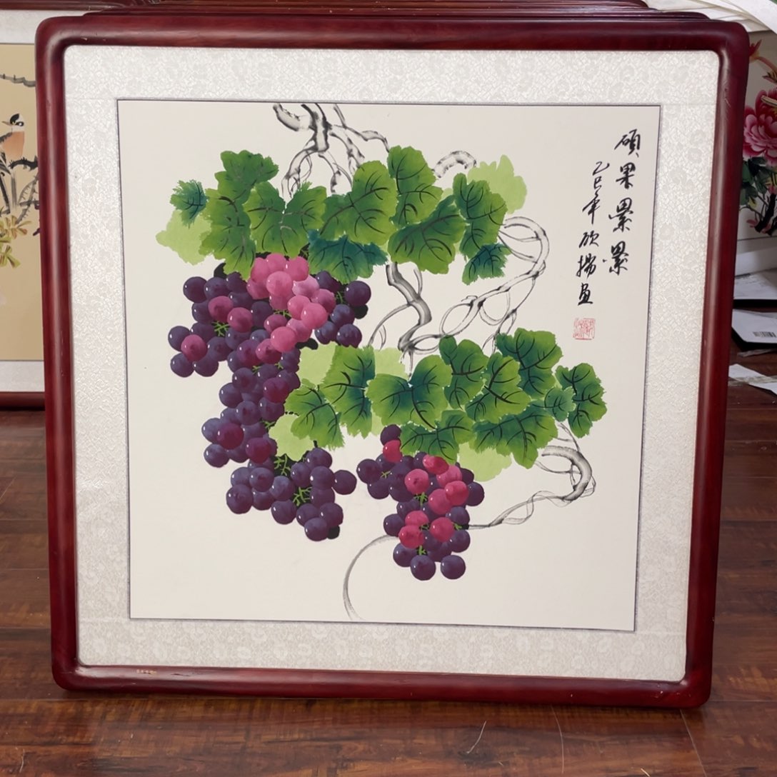 国画带框尺寸63*63厘米