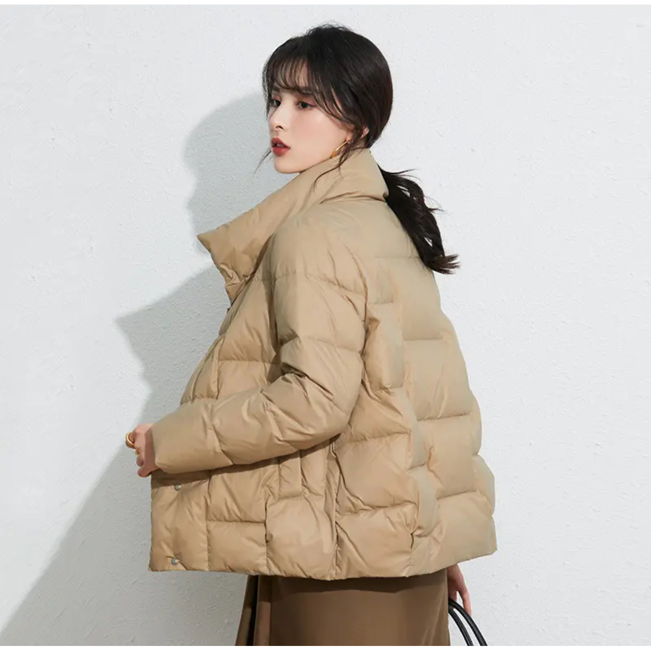 春装上新轻薄款白鸭绒羽绒服外套时尚简约-lt-3