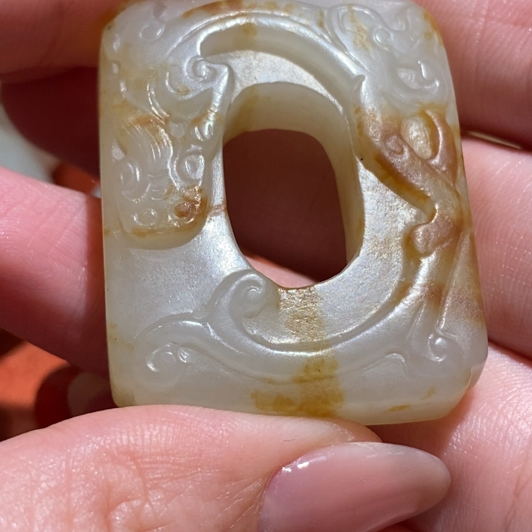 和田玉珠子未镶嵌触**空