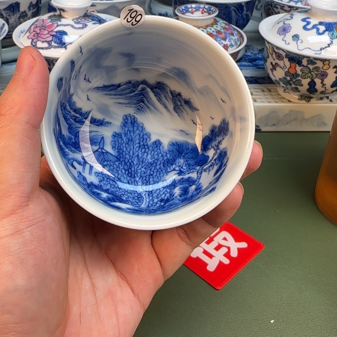 彦祖纯手工手绘茶具199