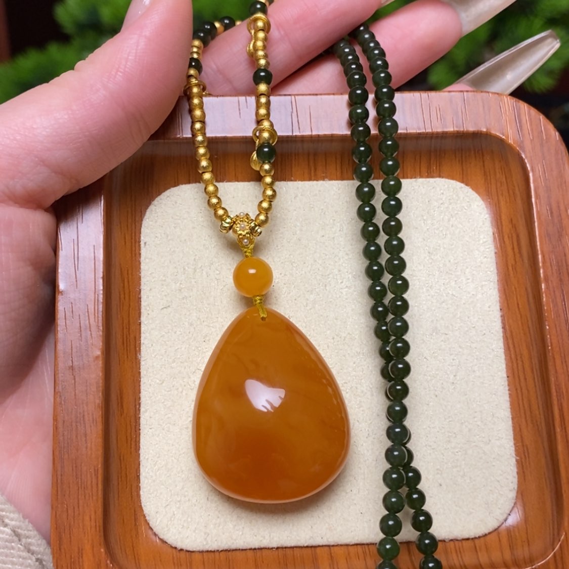 【闪购商品】蜜蜡颈饰未镶嵌项链 