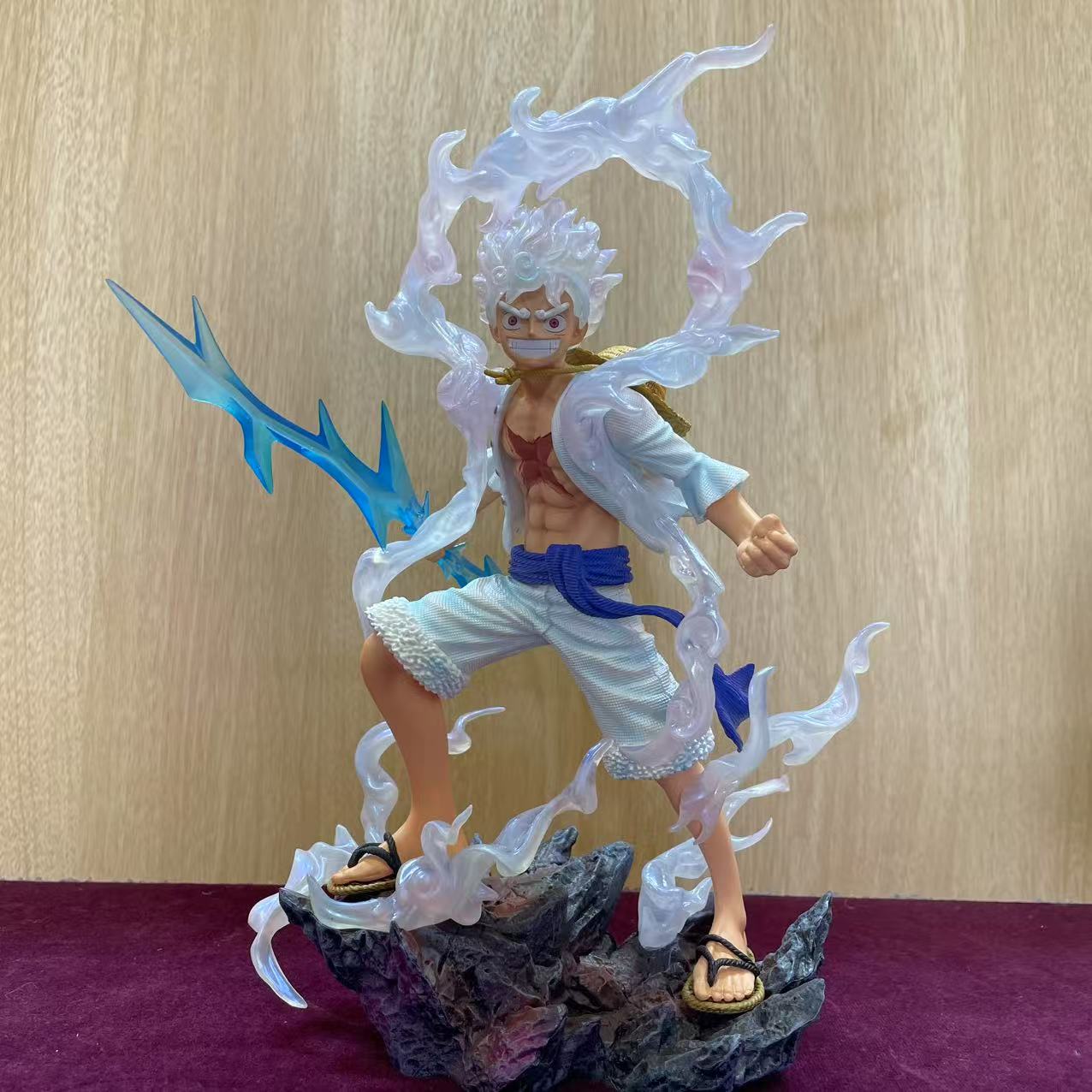 【清风潮玩】 28CM海贼王五档闪电尼卡路飞手办LX路飞模型摆件礼物