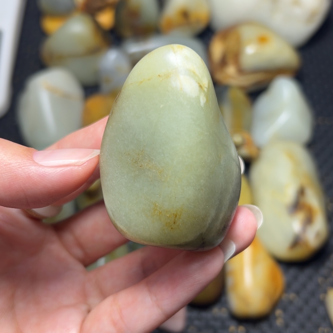 和田玉未镶嵌挂件40