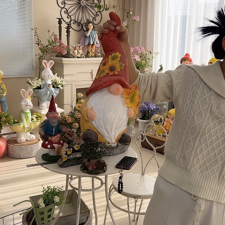 花园摆件红红火火