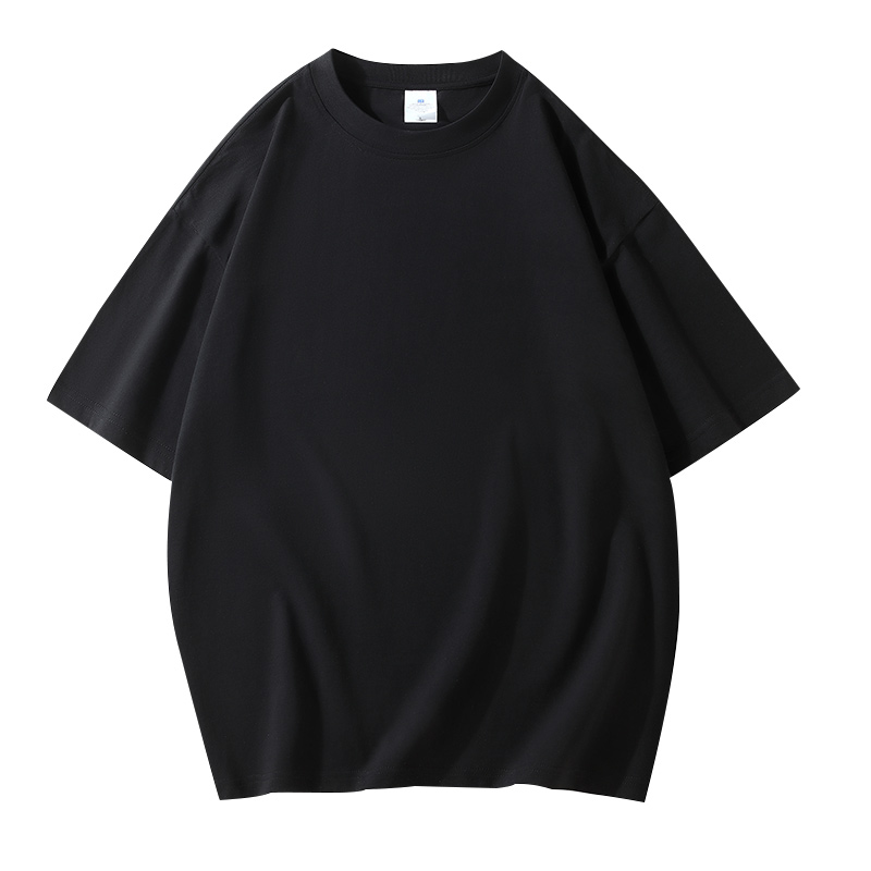 圆领青年潮流夏季纯色短袖男士四季通用半袖T恤痞帅慵懒风男装