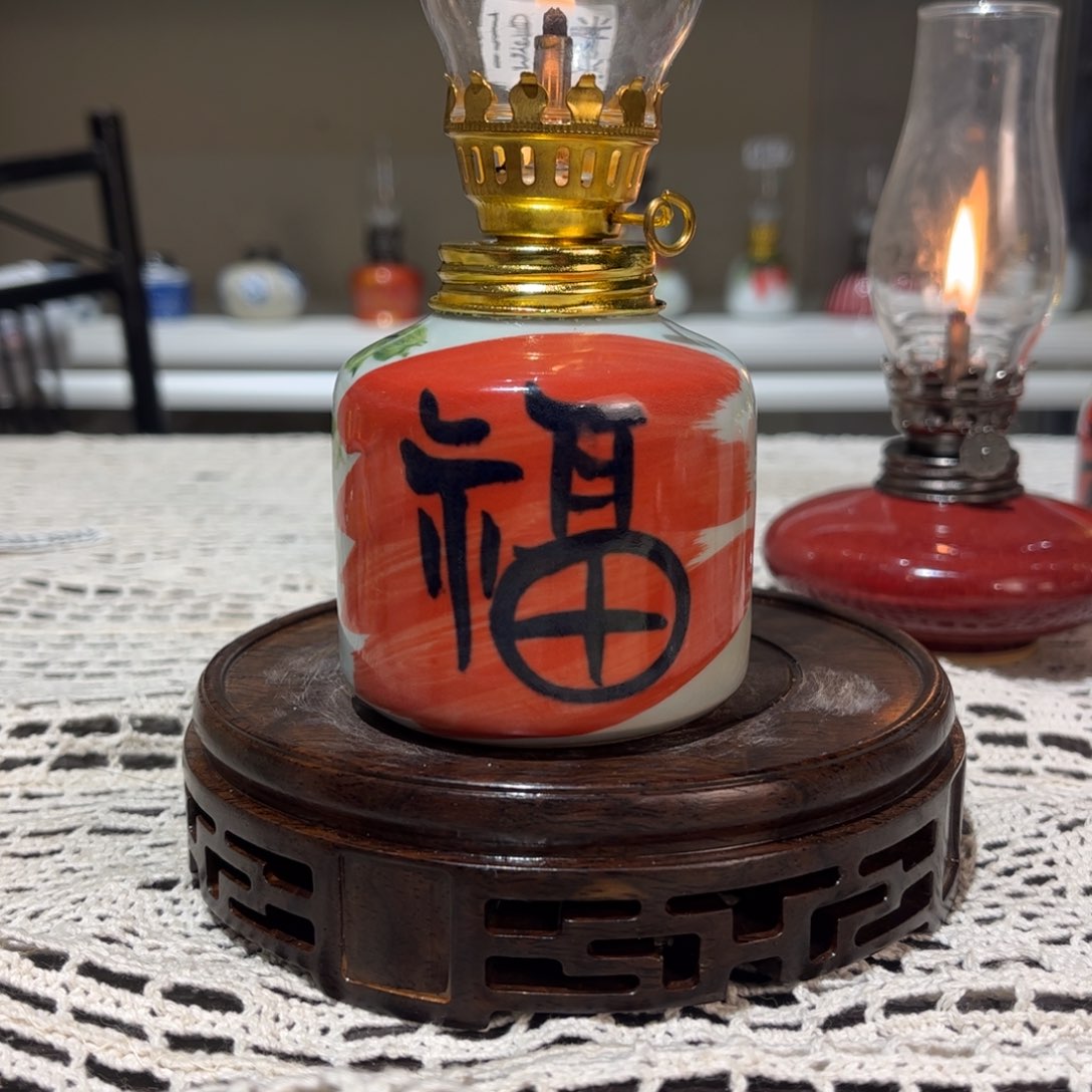 摆件景德镇陶瓷香薰灯