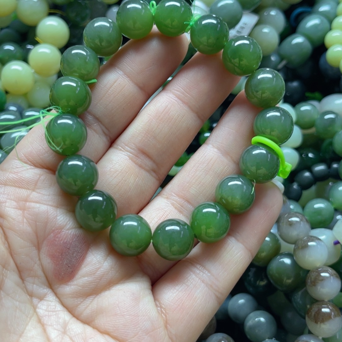 和田玉手链未镶嵌