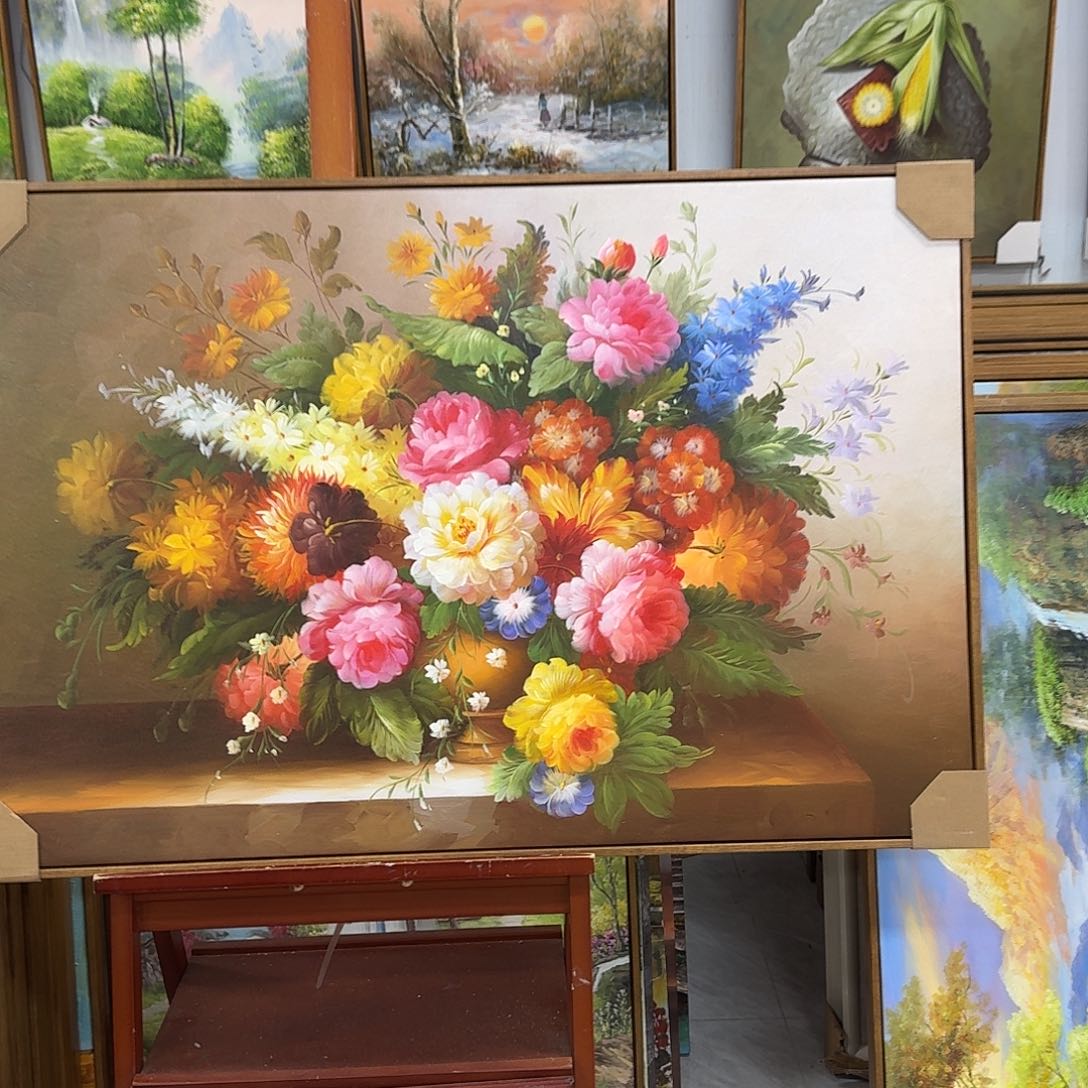 油画6090油画作品展作品展作品集展