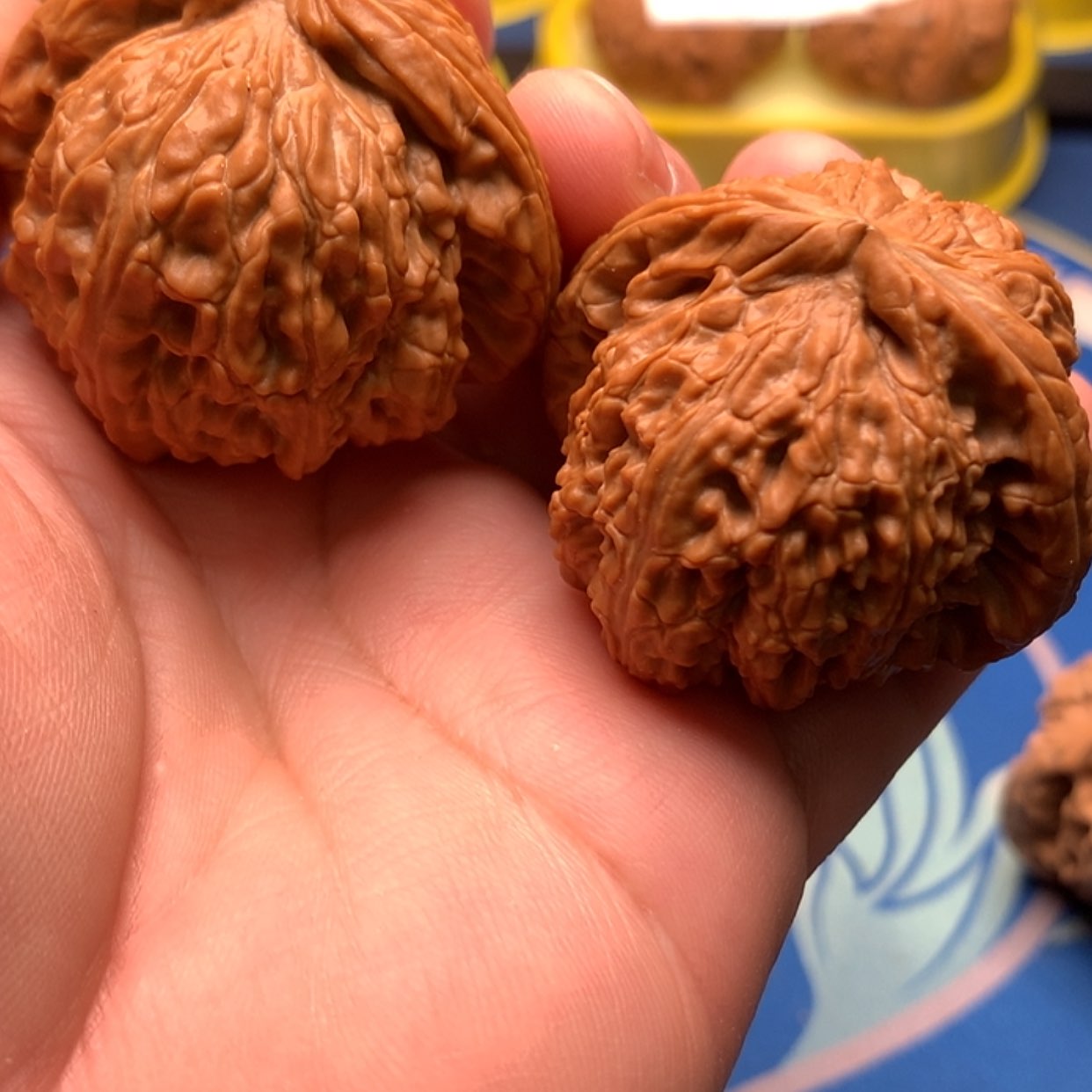 【闪购商品】文玩核桃把件用****1白狮子43