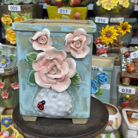 【闪购商品】红陶粗陶材质多肉花盆