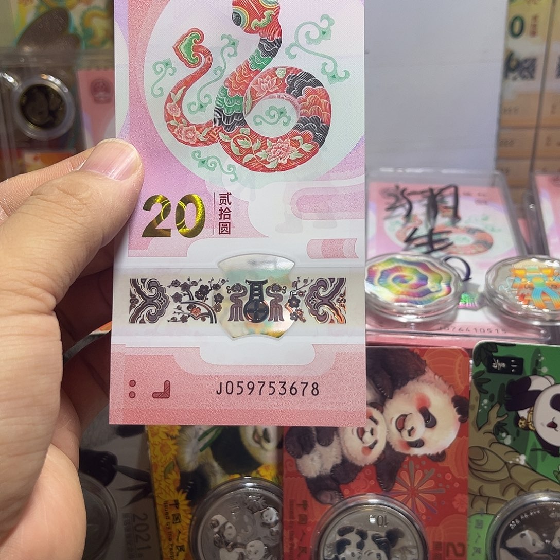塑料2025年蛇纪念钞59753678