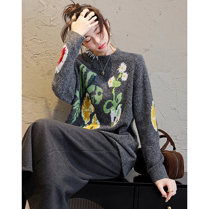 【女装优选WL】dme德玛纳2025秋季时尚线衫G540320348720