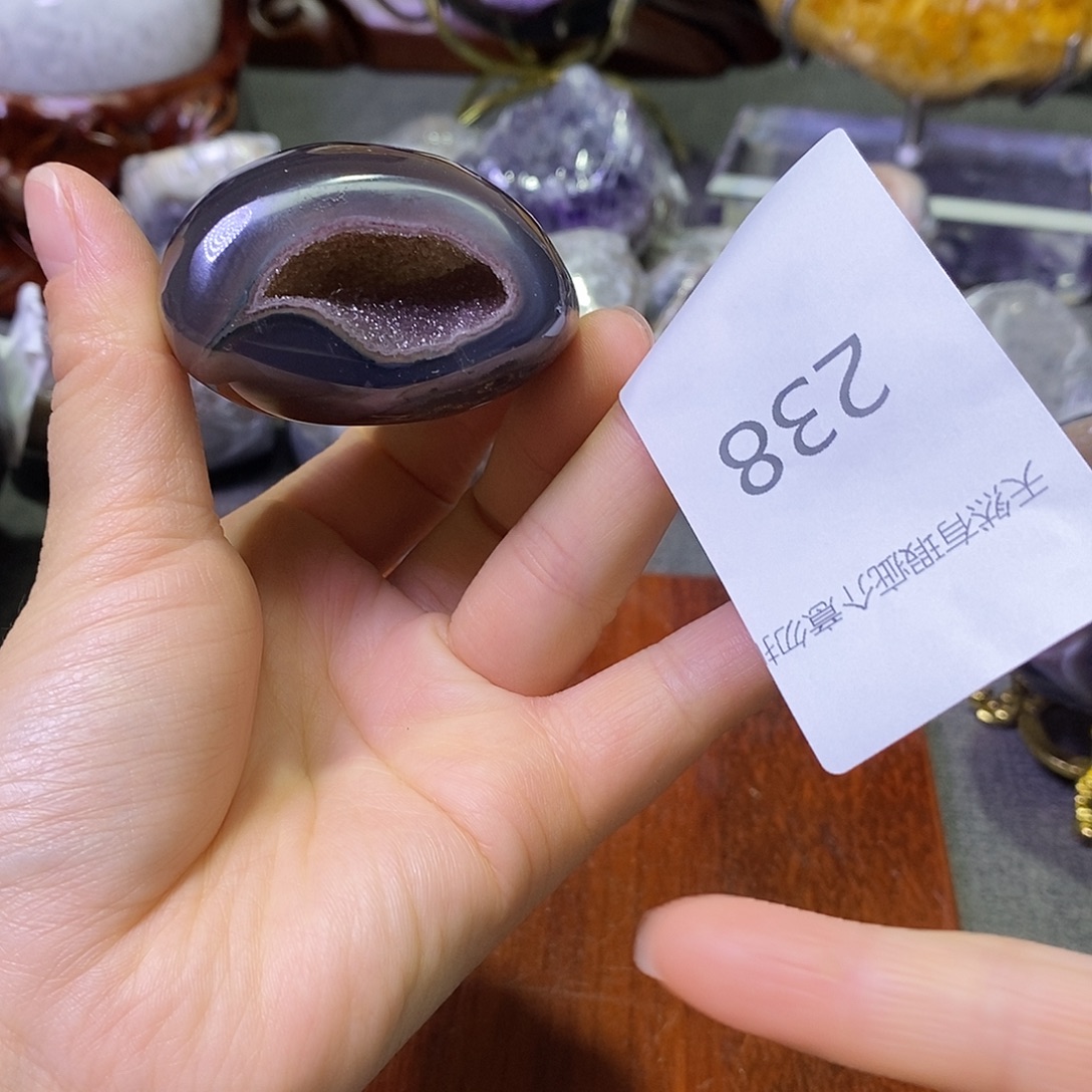 紫晶珠宝半成品未镶嵌