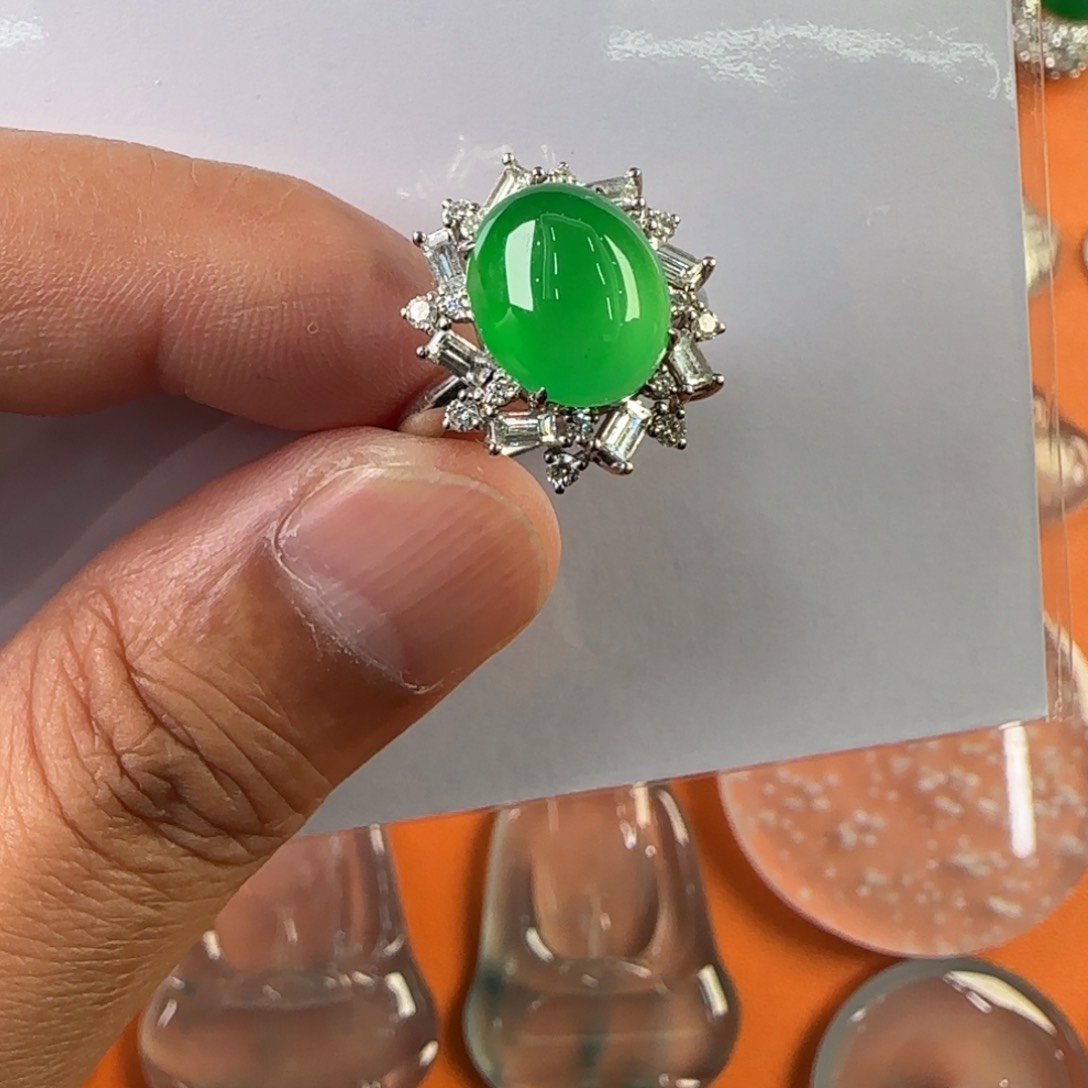 定制翡翠未镶嵌天然