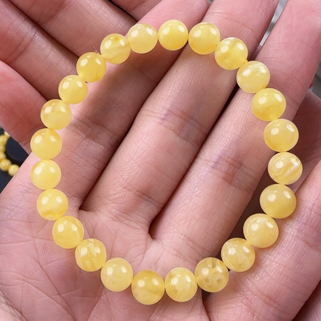 琥珀裸石未镶嵌蜜蜡