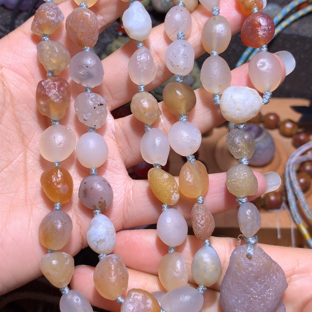 未镶嵌玛瑙/玉髓珠宝半成品