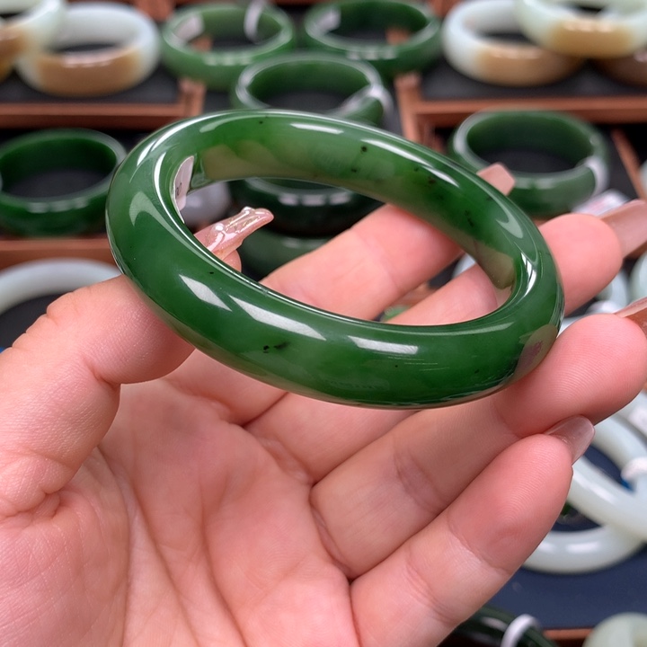 和田玉（碧玉）5657圈口未镶嵌