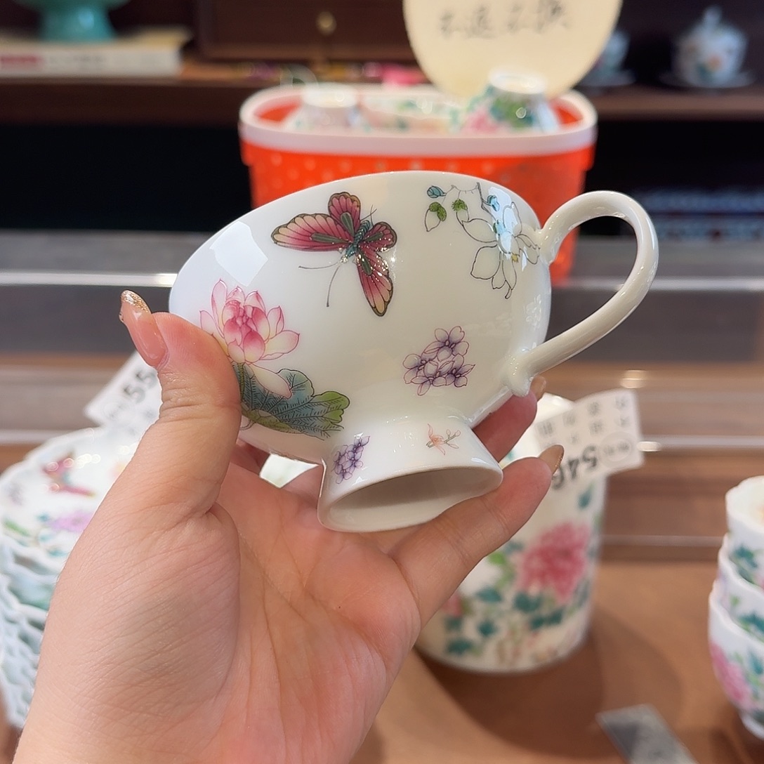 珐琅彩主人杯茶具系列
