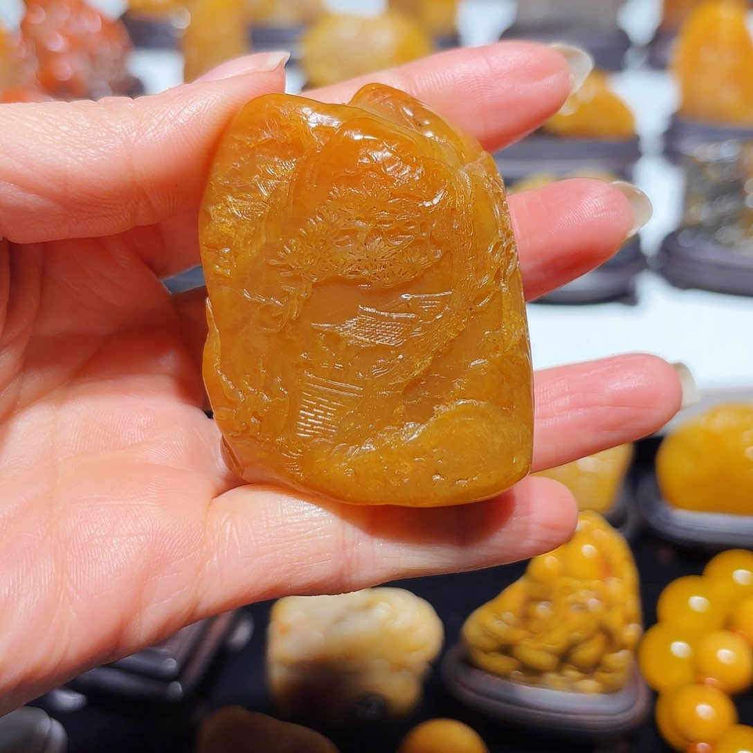 田黄石卧*石雕石雕石雕