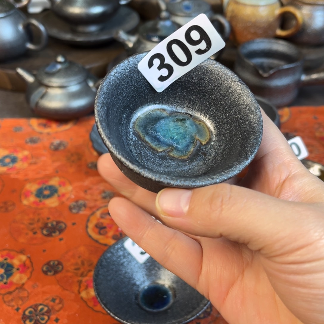 失***空柴烧茶器柴烧茶器