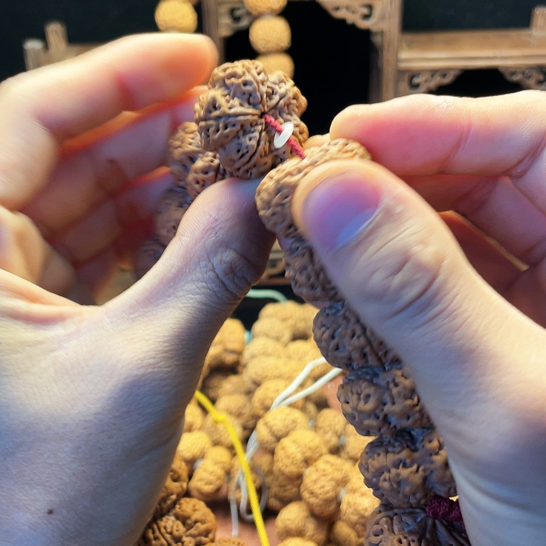 金刚菩提吊坠27梅花夹板