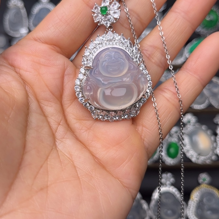 玛瑙/玉髓颈饰合金