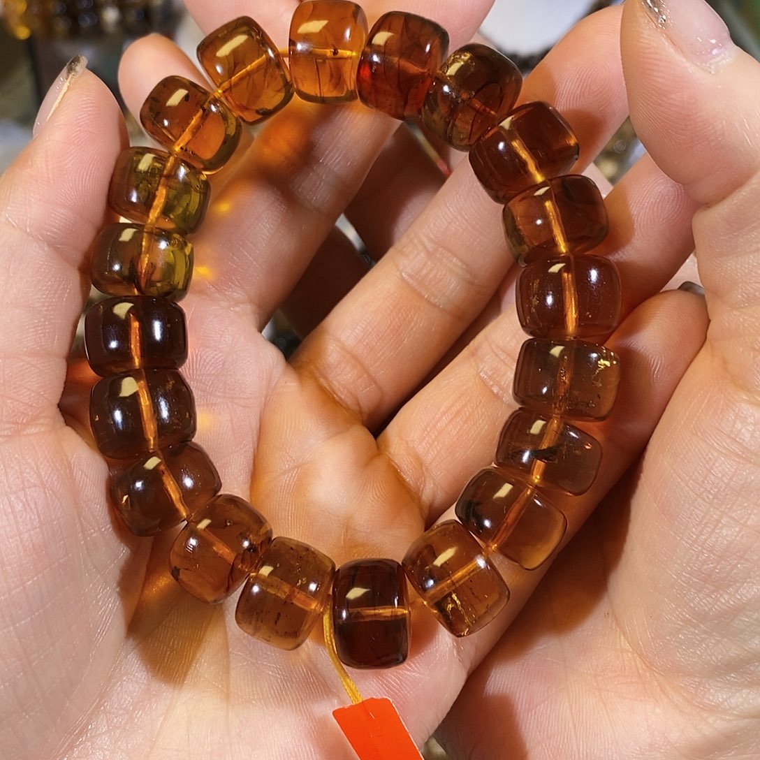 琥珀未镶嵌手链抚顺琥珀