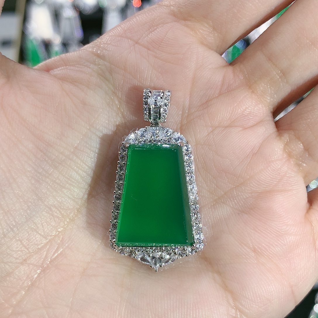 玛瑙/玉髓颈饰银S925镶嵌1****u