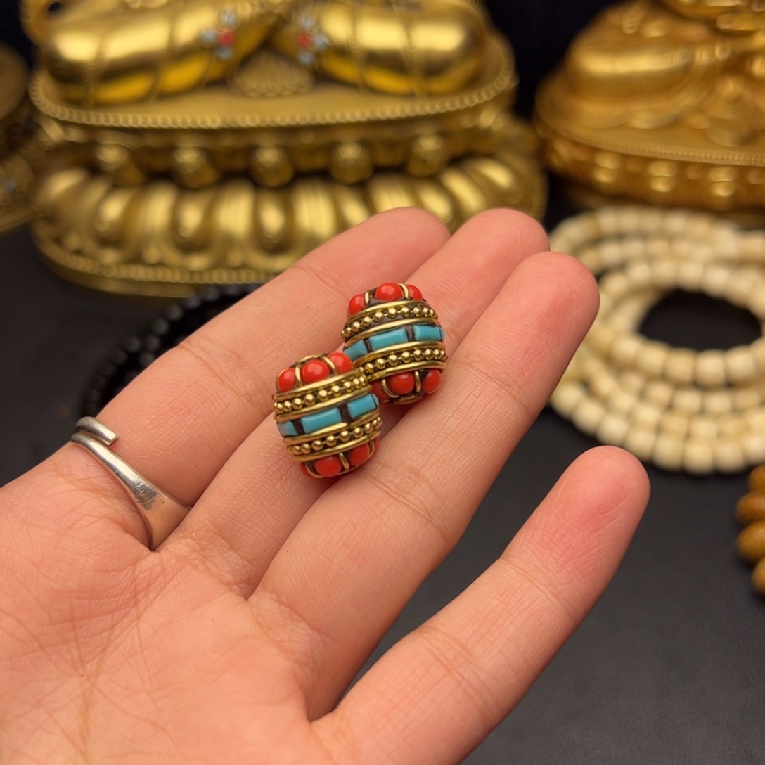 招***宝泥塑藏式风格小配饰