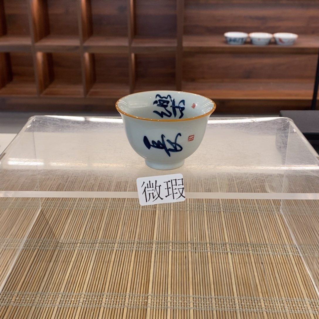 釉下彩老陶泥手工绘制