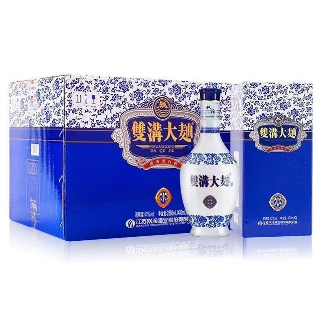 【直播专属】双沟大曲小青花42度480mL*6瓶 浓香型白酒