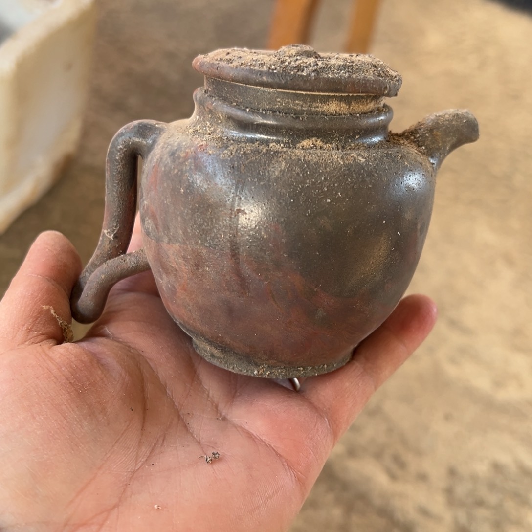 贵台龙窑柴烧茶壶A145