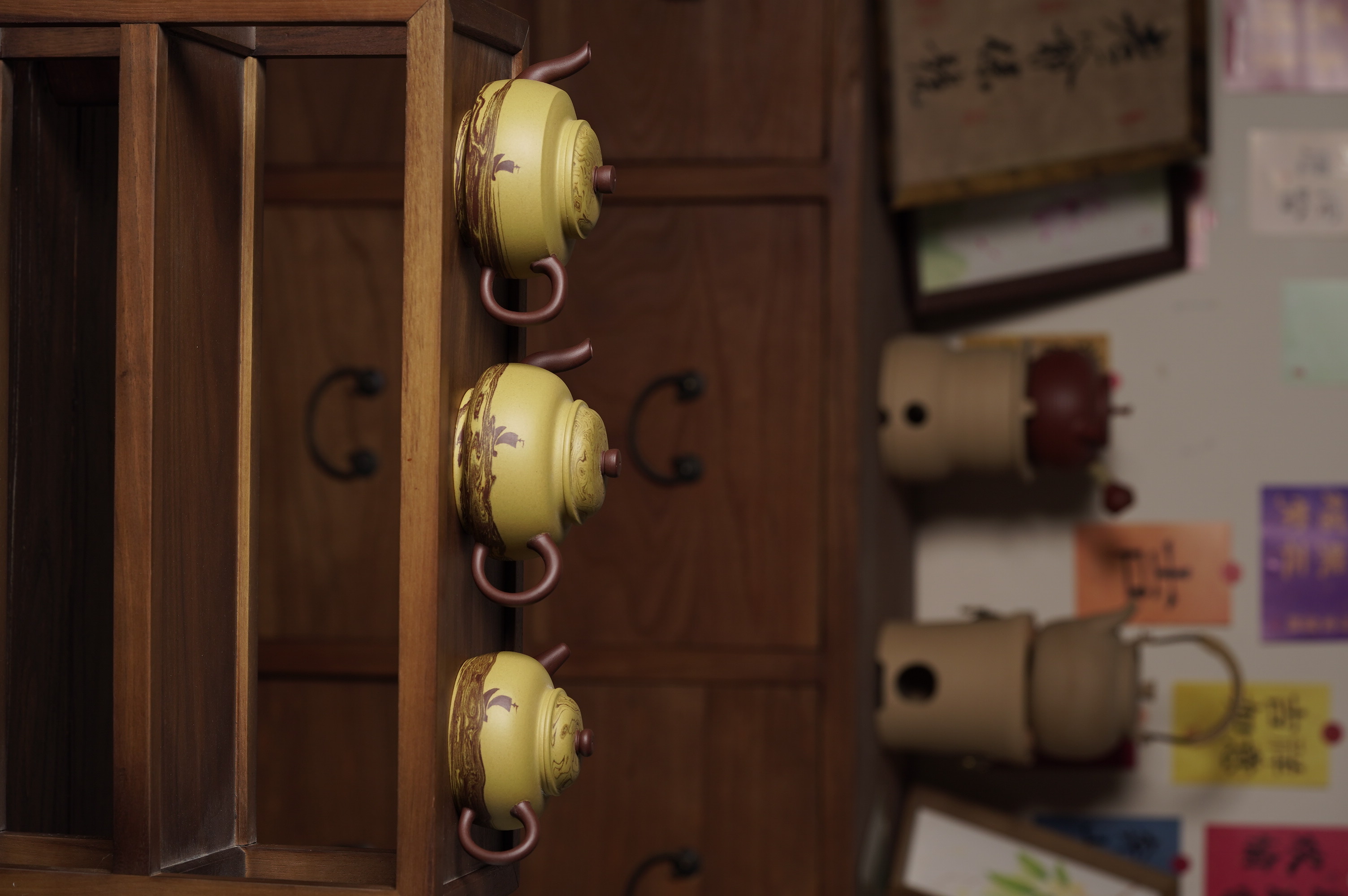 绞泥壶 吴锐伟 潮州手拉壶 原创 原矿黄段老紫泥 全手工 潮途商帆