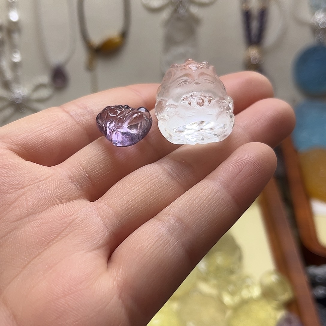 颈饰银S925镶嵌水晶徐**?两件27