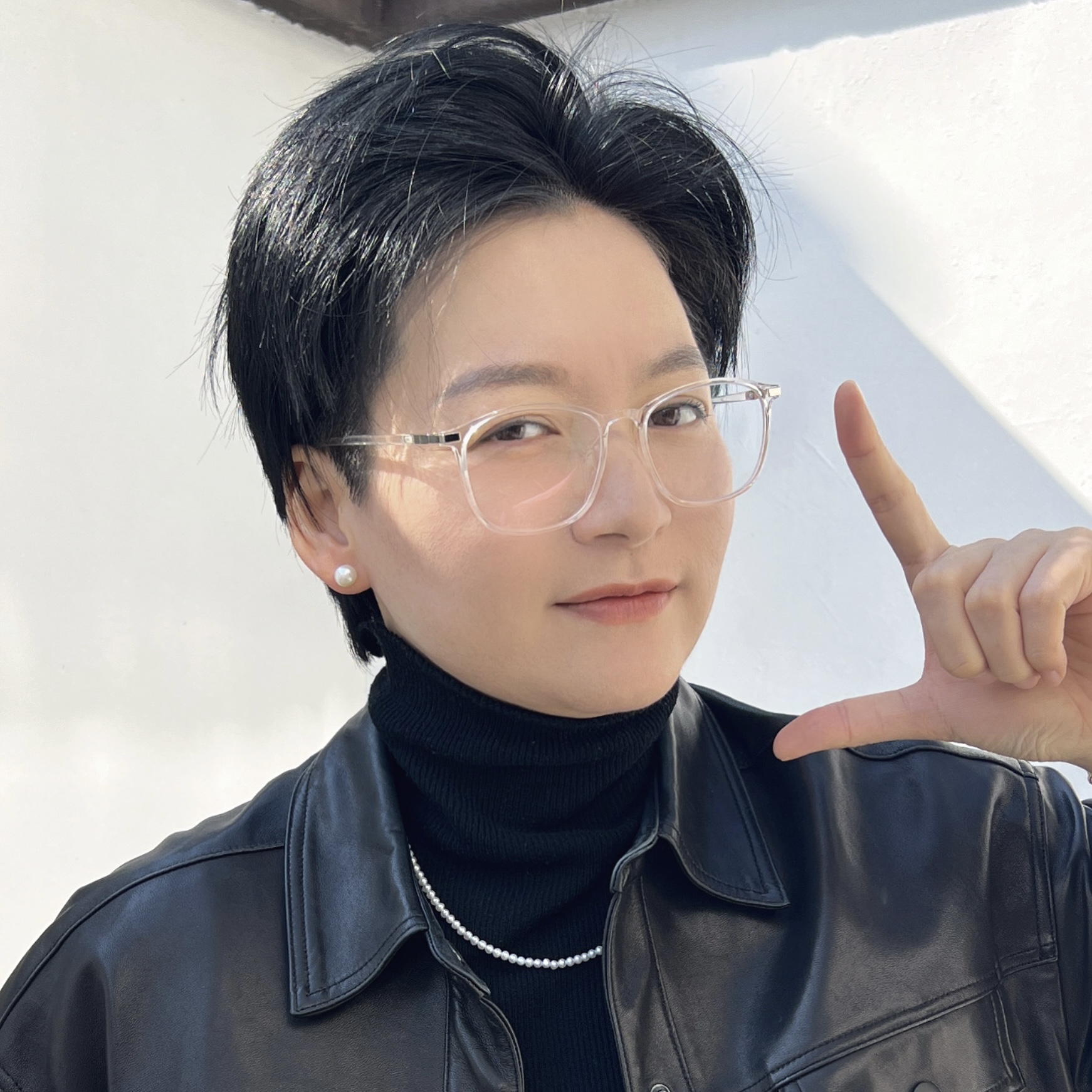 【短发七七】淡水白色珍珠项链套装