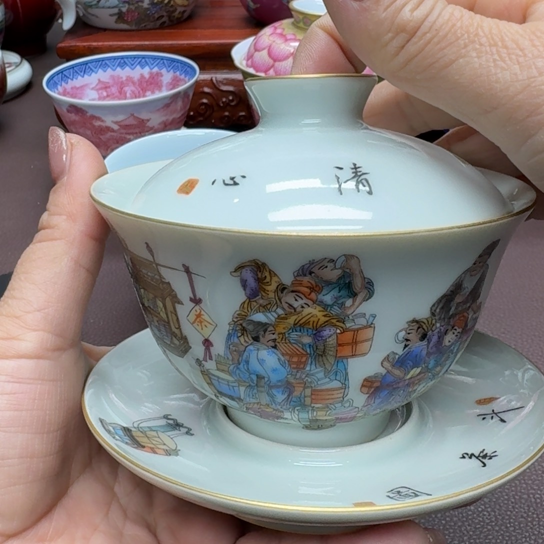 瓷片Z****?景德镇仿古手工制作精品展示