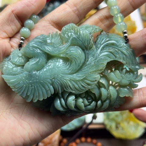 岫玉挂件未镶嵌挂件