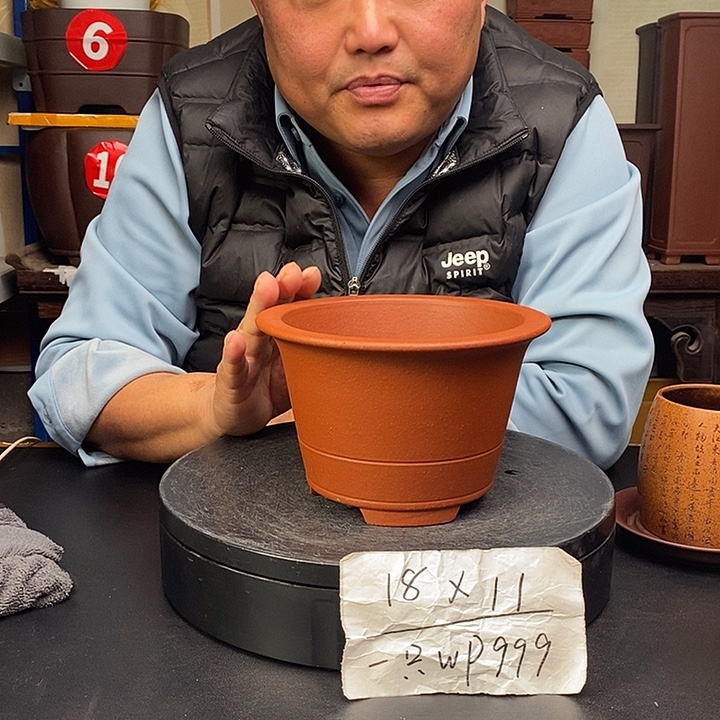 紫砂花盆货号一只Wp999