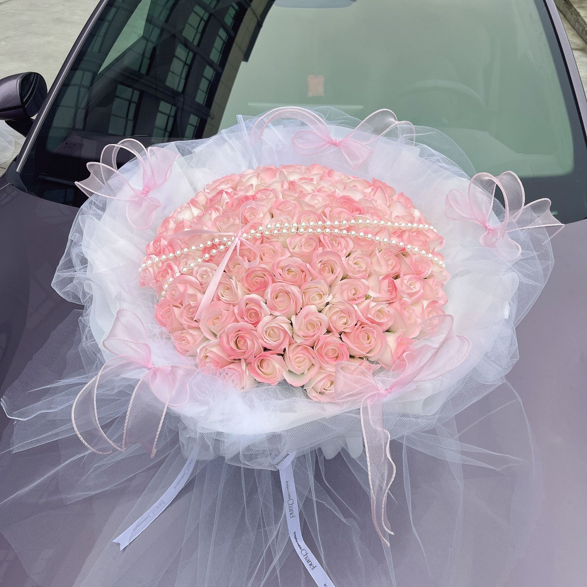 香皂花永生花99朵玫瑰花大束生日礼物送老婆女友闺蜜永生花花束