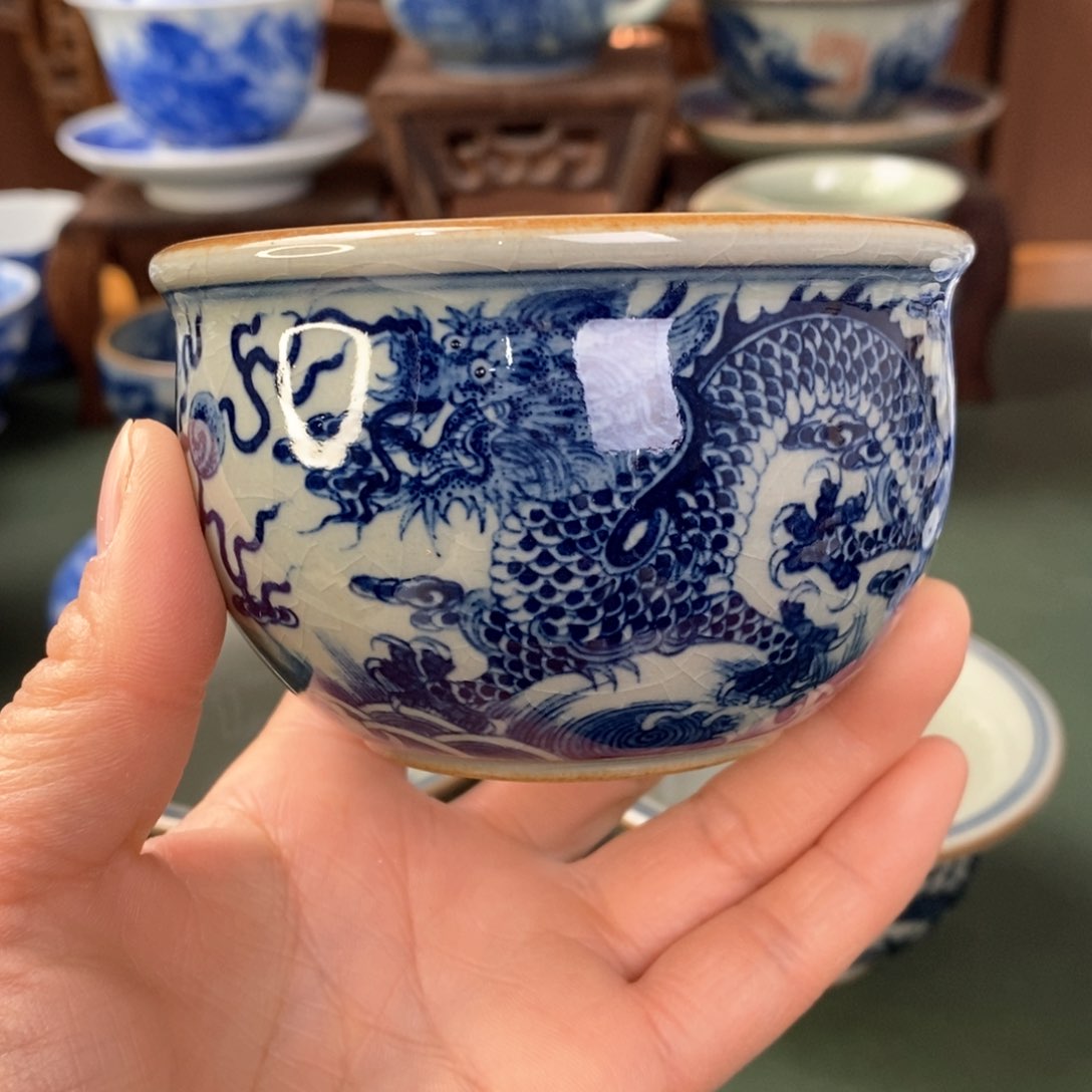 杯景德镇陶瓷手工手绘