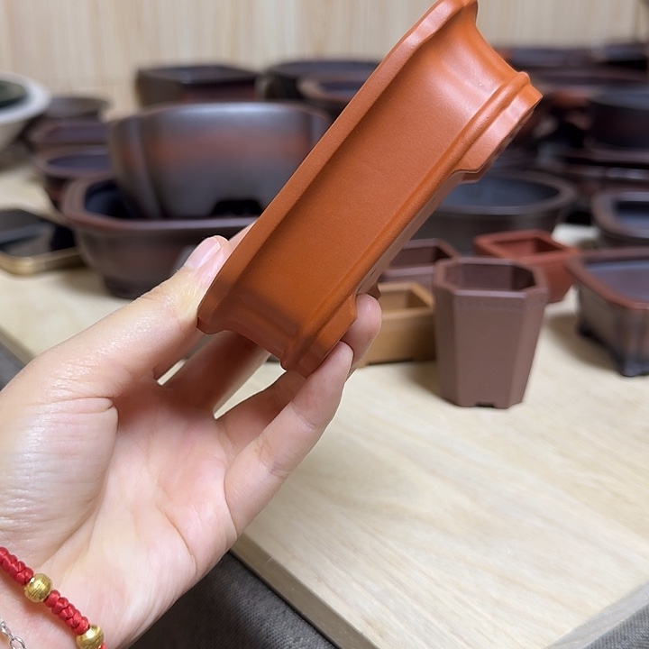 红陶阿*紫砂花盆