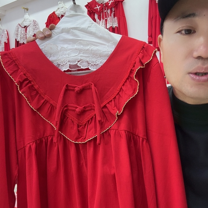 三醋酯纤维宫廷风家居服