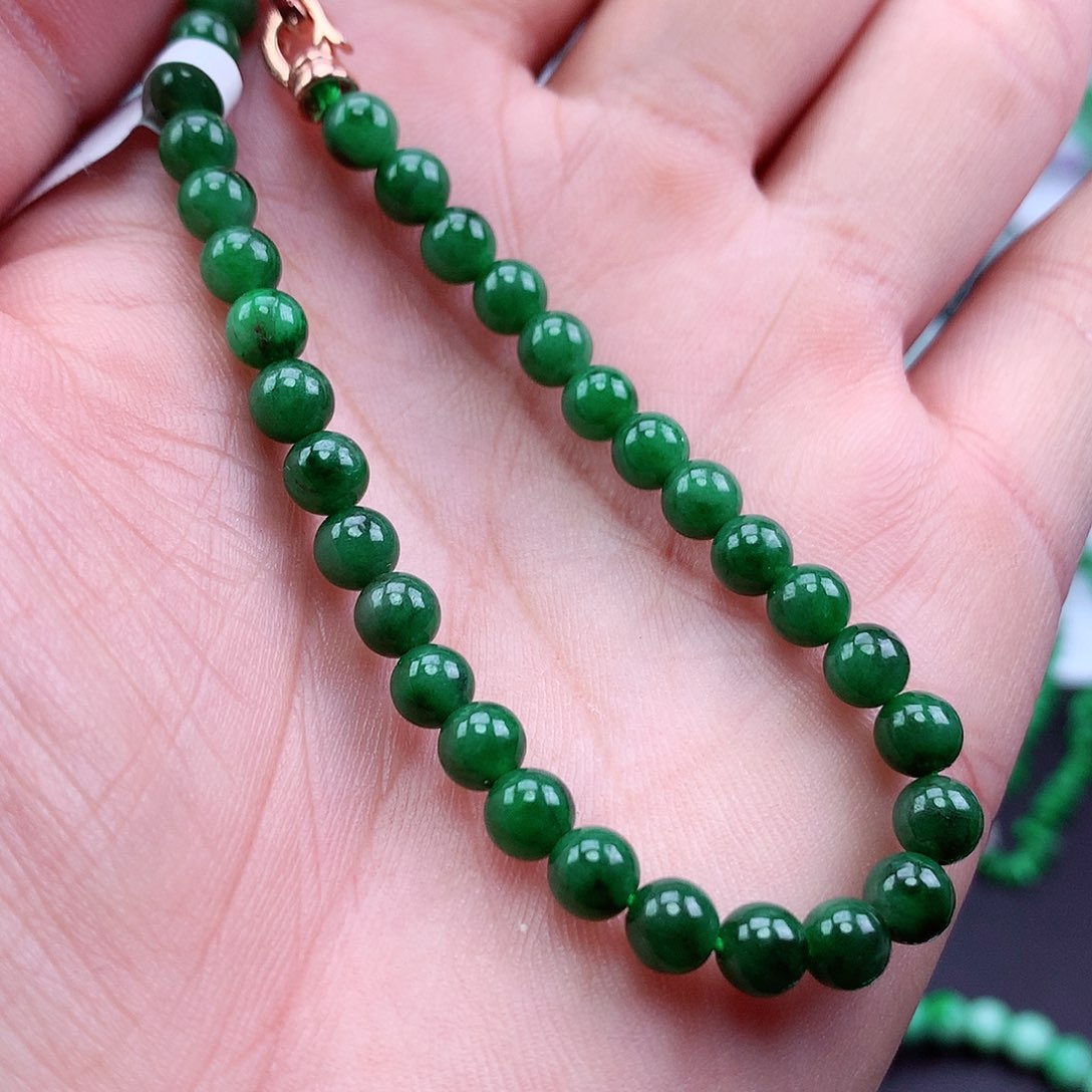 未镶嵌手链翡翠手串