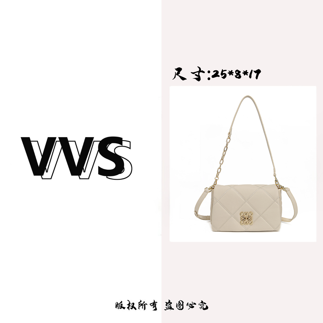 【VV专属】女士潮流时尚经典气质手拎单肩包GQ-66523米白