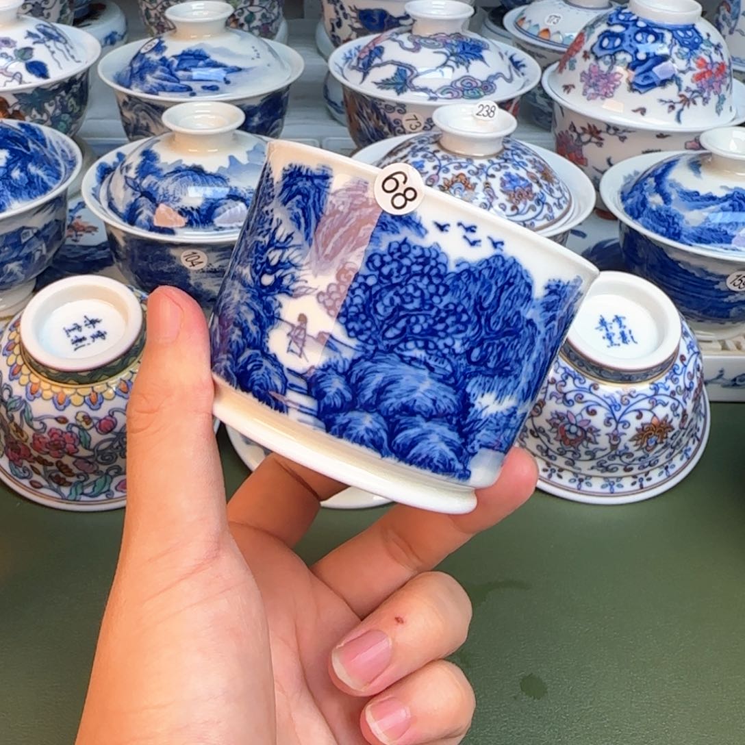 彦祖纯手工手绘茶具68