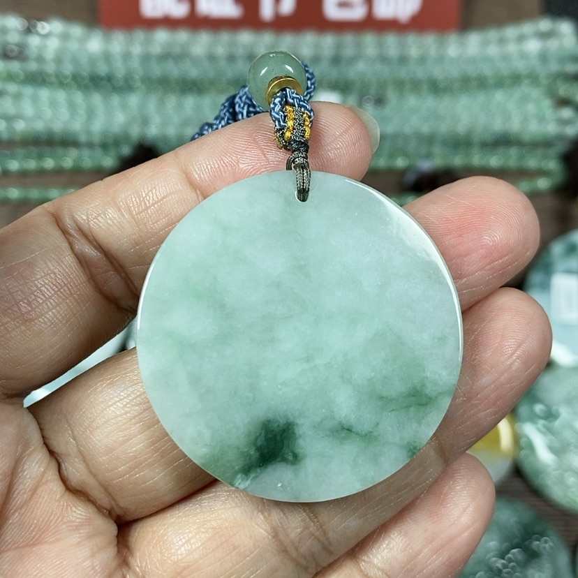 【闪购商品】翡翠颈饰未镶嵌玉吊坠翡翠玉无事牌小款
