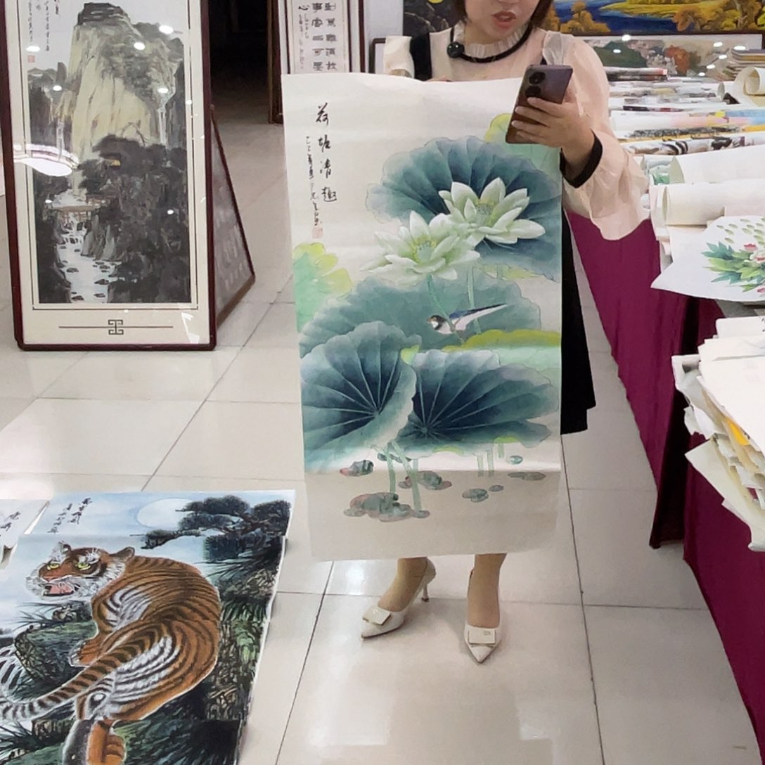 国画纯手绘国画山水花鸟